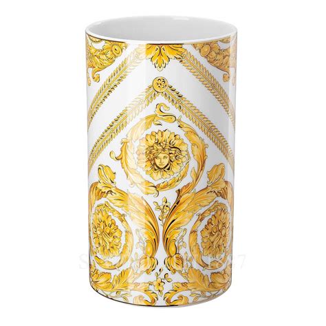 versace medusa platinum vase|Versace Medusa rhapsody tableware.